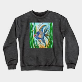 Quilled Fish Crewneck Sweatshirt